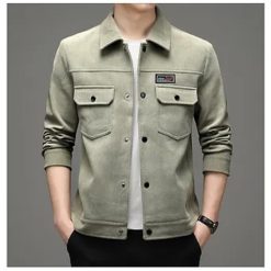 Áo Khoác Nam Nhung Tăm Thời Trang AKN 02 11 Áo Khoác Nam Nhung Tăm Thời Trang AKN 02 - Donabico Mart