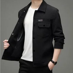 Áo Khoác Nam Nhung Tăm Thời Trang AKN 02 9 Áo Khoác Nam Nhung Tăm Thời Trang AKN 02 - Donabico Mart