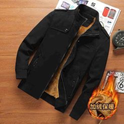 Áo Khoác Kaki Nam Lót Lông Có Túi Trong Mùa Đông 11 Áo Khoác Kaki Nam Lót Lông Có Túi Trong Mùa Đông - Donabico Mart