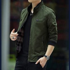 Áo Khoác Kaki Nam Có Lớp Lót Sọc Caro Thời Trang XM07 15 Áo Khoác Kaki Nam Có Lớp Lót Sọc Caro Thời Trang XM07 - Donabico Mart