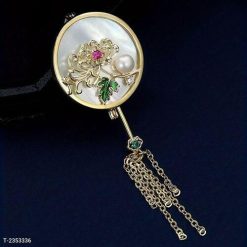 Ghim Cài Áo Hình Hoa Cúc Phối Tua Rua Bằng Hợp Kim Thời Trang Cho Nữ 14 Ghim Cài Áo Hình Hoa Cúc Phối Tua Rua Bằng Hợp Kim Thời Trang Cho Nữ - Donabico Mart