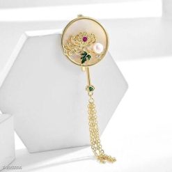 Ghim Cài Áo Hình Hoa Cúc Phối Tua Rua Bằng Hợp Kim Thời Trang Cho Nữ 13 Ghim Cài Áo Hình Hoa Cúc Phối Tua Rua Bằng Hợp Kim Thời Trang Cho Nữ - Donabico Mart