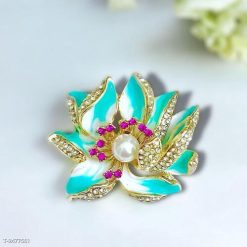 Ghim Cài Áo Hoa Sen Hợp Kim Tráng Men Thời Trang Dành Cho Nữ – Donabico Mart