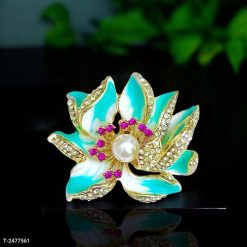 Ghim Cài Áo Hoa Sen Hợp Kim Tráng Men Thời Trang Dành Cho Nữ – Donabico Mart