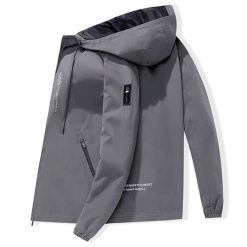 Áo Khoác Dù Ép 3 Lớp Siêu Dày Có Nón Chữ Thêu 12 Áo Khoác Dù Ép 3 Lớp Siêu Dày Có Nón Chữ Thêu - Donabico Mart