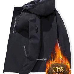 Áo Khoác Dù Ép 3 Lớp Siêu Dày Có Nón Chữ Thêu 10 Áo Khoác Dù Ép 3 Lớp Siêu Dày Có Nón Chữ Thêu - Donabico Mart