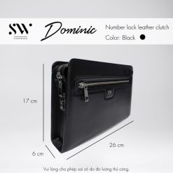 Clutch Da Thật Dominic 5 Clutch Da Thật Dominic - Donabico Mart