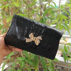 Túi Đeo Chéo Nơ Nữ Da Cá Sấu FCHW21 - Donabico Mart
