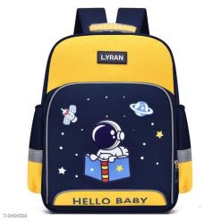 Balo Chống Gù Lyran Cao Cấp Cho Học Sinh Tiểu Học, Balo Chống Nước, Có Viền Dạ Quang 56324 - Donabico Mart