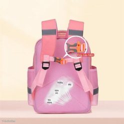 Balo Chống Gù Lyran Cao Cấp Cho Học Sinh Tiểu Học, Balo Chống Nước, Có Viền Dạ Quang 56324 - Donabico Mart