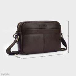 Túi Đeo Chéo Da Bò Cao Cấp Dáng Ngang Phong Cách DD16 16 Túi Đeo Chéo Da Bò Cao Cấp Dáng Ngang Phong Cách DD16 - Donabico Mart