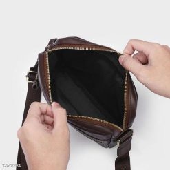 Túi Đeo Chéo Da Bò Cao Cấp Dáng Ngang Phong Cách DD16 14 Túi Đeo Chéo Da Bò Cao Cấp Dáng Ngang Phong Cách DD16 - Donabico Mart