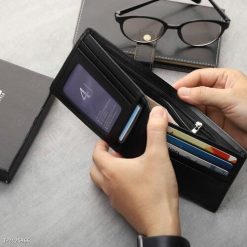 Ví Da Nam Ngang 4U Dập Vân Ngang FA220 - Donabico Mart