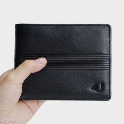 Ví Da Nam Ngang 4U Dập Vân Ngang FA220 - Donabico Mart