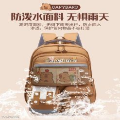 Balo Học Sinh Chống Thấm Capybara Siêu Cute Hot Trend WH745 18 Balo Học Sinh Chống Thấm Capybara Siêu Cute Hot Trend WH745 - Donabico Mart