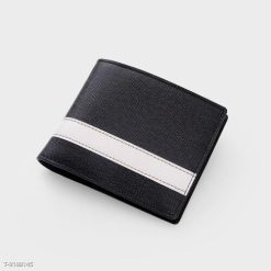 Ví Nam Da Bò Saffiano Phối Màu Phong Cách DFA261 13 Ví Nam Da Bò Saffiano Phối Màu Phong Cách DFA261 - Donabico Mart