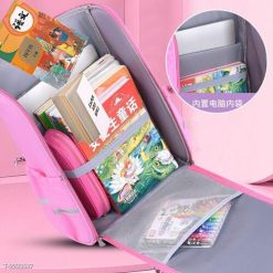 Balo Tiểu Học Chống Gù Chống Thấm Cao Cấp Bảo Vệ Cột Sống Cho Bé WH366 - Donabico Mart