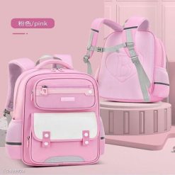 Balo Tiểu Học Bé Trai, Bé Gái Chống Thấm, Vải Dày Dặn, Có Phản Quang WH688 - Donabico Mart