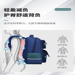 Balo Tiểu Học Bé Trai, Bé Gái Chống Thấm, Vải Dày Dặn, Có Phản Quang WH688 - Donabico Mart