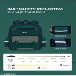 Balo Tiểu Học Bé Trai, Bé Gái Chống Thấm, Vải Dày Dặn, Có Phản Quang WH688 - Donabico Mart