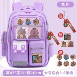 Balo Học Sinh Medd Chống Gù, Chống Thấm - Họa Tiết Gấu Cute, Vải Poly Cao Cấp WH745 - Donabico Mart