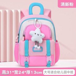 Balo Mẫu Giáo Cao Cấp Sesame Baby, Nhẹ Nhàng, Bền Đẹp, Đủ Màu Kèm Móc Khóa Bông WH804 - Donabico Mart