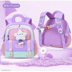 Balo Mẫu Giáo Cao Cấp Sesame Baby, Nhẹ Nhàng, Bền Đẹp, Đủ Màu Kèm Móc Khóa Bông WH804 - Donabico Mart