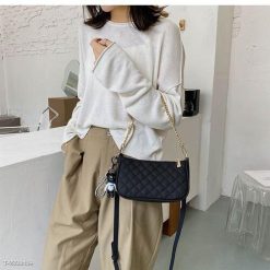 Túi Xách Nữ Đeo Chéo Đeo Vai Kẹp Nách Dáng Thuyền Kèm Móc Khóa Bearick - Ausa House - Donabico Mart