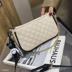 Túi Xách Nữ Đeo Chéo Đeo Vai Kẹp Nách Dáng Thuyền Kèm Móc Khóa Bearick - Ausa House - Donabico Mart