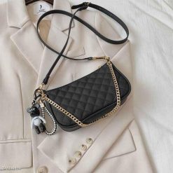 Túi Xách Nữ Đeo Chéo Đeo Vai Kẹp Nách Dáng Thuyền Kèm Móc Khóa Bearick - Ausa House - Donabico Mart