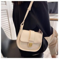 Túi Xách Nữ Đeo Chéo Đeo Vai Nữ Thời Trang Hàn Quốc Bán Nguyệt Viền Nổi Tinh Tế - Donabico Mart