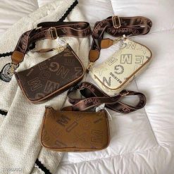 Túi Đeo Chéo Đeo Vai Da Mềm Họa Tiết Sang Trọng WH403 23 Túi Đeo Chéo Đeo Vai Da Mềm Họa Tiết Sang Trọng WH403 - Donabico Mart