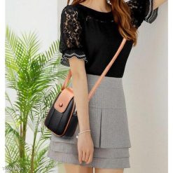 Túi Đeo Chéo Đựng Điện Thoại Siêu Xinh Họa Tiết Khuy Viền WH453 - Donabico Mart