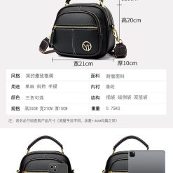 Túi Xách Nữ Đeo Chéo YT Dây Bản To Nhiều Ngăn Tiện Dụng WH59 10 Túi Xách Nữ Đeo Chéo YT Dây Bản To Nhiều Ngăn Tiện Dụng WH591 - Winnie House - Donabico Mart