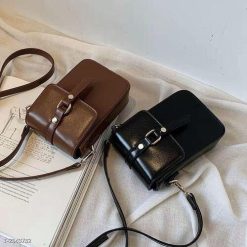 Túi Đeo Chéo Nam Nữ Unisex Form Cứng Khóa Nam Châm Thời Trang WH593 Winnie House - Donabico Mart