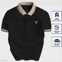 Áo Thun Polo Cổ Bẻ Thêu Logo Sừng Hươu Vải Thun Cotton Co Giãn 4 Chiều Cực Sang Trọng 12 Táo Thun Polo Cổ Bẻ Thêu Logo Sừng Hươu Vải Thun Cotton Co Giãn 4 Chiều Cực Sang Trọng - Donabico Mart