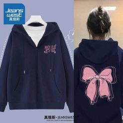 Áo Khoác Nỉ Nữ Form Rộng In Nổi Nơ Lớn Mobilee Xinh Xắn Mũ Rộng Tay Phồng TP83 7 Áo Khoác Nỉ Nữ Form Rộng In Nổi Nơ Lớn Mobilee Xinh Xắn Mũ Rộng Tay Phồng TP83 - Donabico Mart