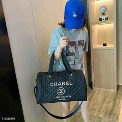 Túi Xách Du Lịch Da Pu Họa Tiết Trám Chống Nước Logo Chữ Thêu CN 8 Túi Xách Du Lịch Da Pu Họa Tiết Trám Chống Nước Logo Chữ Thêu CN - Ausa House - Donabico Mart