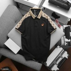 Áo Thun Cổ Bẻ Men Ag Chất Cá Sấu Vảy Cá, Mắt Vải Lớn, Thấm Hút Mồ Hôi Tốt, Co Giãn 4 Chiều P284 - Donabico Mart