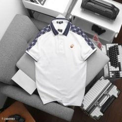 Áo Thun Cổ Bẻ Men Ag Chất Cá Sấu Vảy Cá, Mắt Vải Lớn, Thấm Hút Mồ Hôi Tốt, Co Giãn 4 Chiều P284 - Donabico Mart