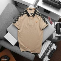 Áo Thun Cổ Bẻ Men Ag Chất Cá Sấu Vảy Cá, Mắt Vải Lớn, Thấm Hút Mồ Hôi Tốt, Co Giãn 4 Chiều P284 - Donabico Mart