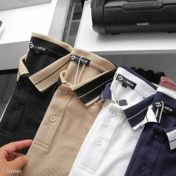 Áo Thun Cổ Bẻ Men Ag Chất Cá Sấu Vảy Cá, Mắt Vải Lớn, Thấm Hút Mồ Hôi Tốt, Co Giãn 4 Chiều P284 - Donabico Mart