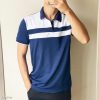Áo Polo Nam Ngắn Tay, Chất Thun Cá Sấu, Thoáng Mát, Phối Màu Cơ Bản Polo04 - Donabico Mart