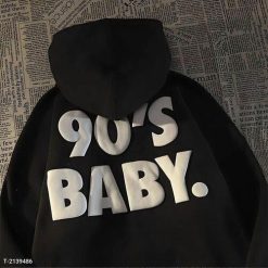 Áo Hoodie Nỉ In Nổi 90s Baby Form Đẹp Vải Mịn - Donabico Mart